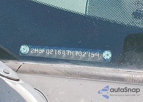 2007 Honda Civic Si из США, поврежденный, VIN 2HGFG21547H702759